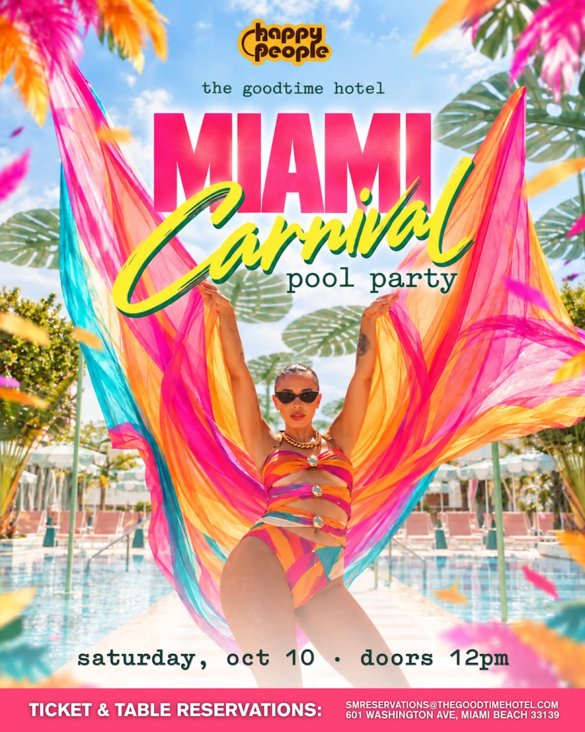 Carnival Miami Pool Party at Goodtime Hotel Pool Party
