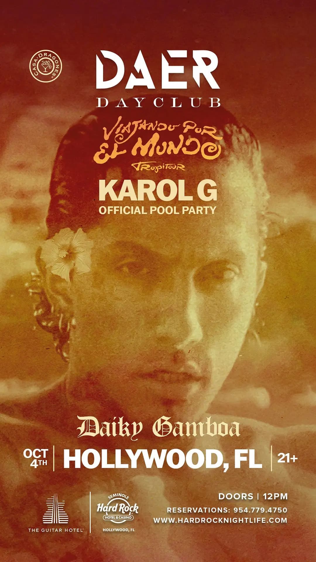 Karol G at DAER Dayclub at DAER