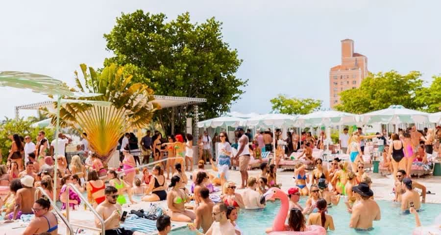 Strawberry Moon Pool party in Miami