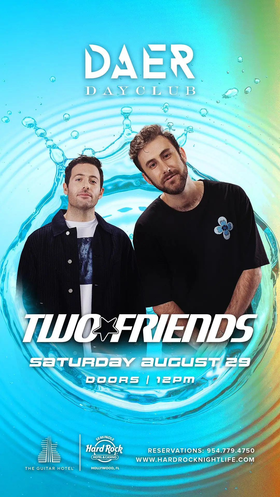 Two Friends at DAER Dayclub at DAER
